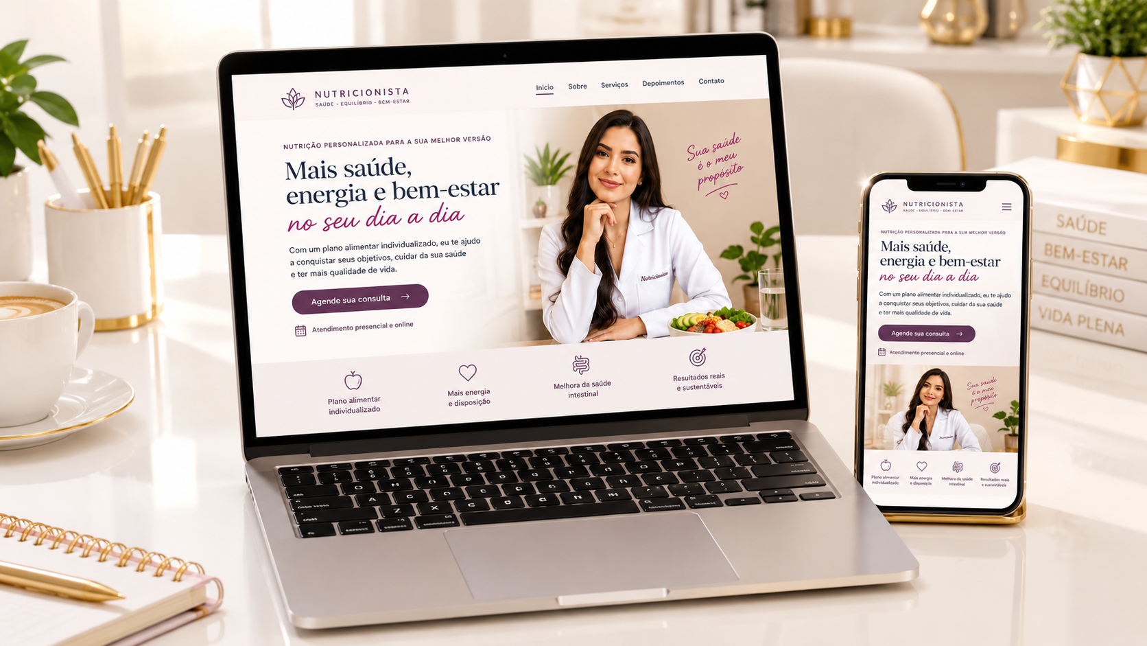 Landing page profissional